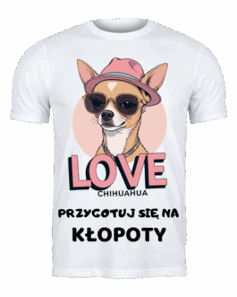 Wesoła Koszulka z Chihuahua – oversize