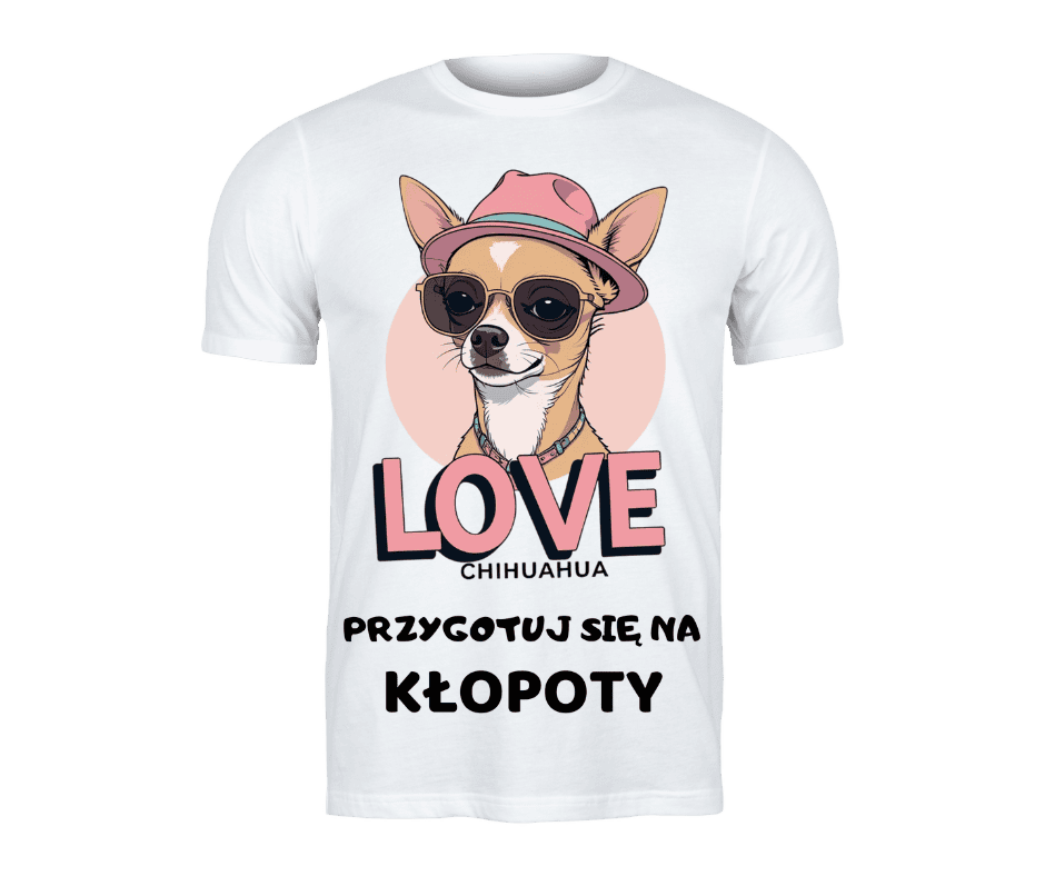 Wesoła Koszulka z Chihuahua