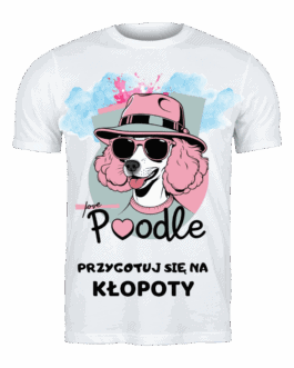 Wesoła Koszulka Pudel – oversize