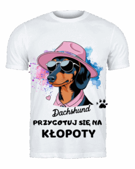 Wesoła Koszulka Jamnik – oversize